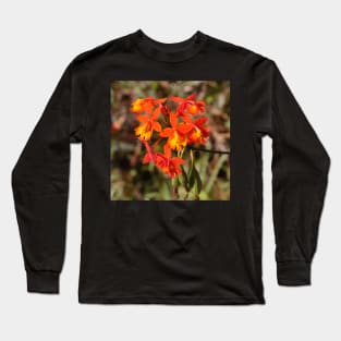 Crucifix Orchids Long Sleeve T-Shirt